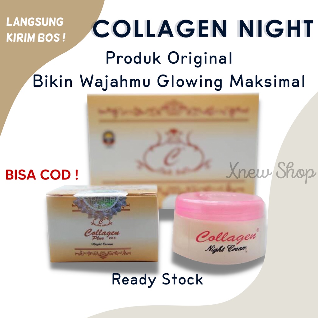 [ BPOM ]Cream malam collagen original 100% asli - Night cream original