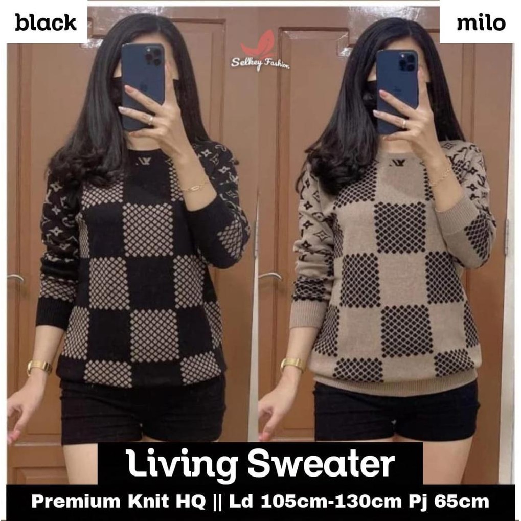 KAOS WANITA / KAOS RAJUT IMPORT LENGAN PANJANG / BAJU WANITA LENGAN PANJANG