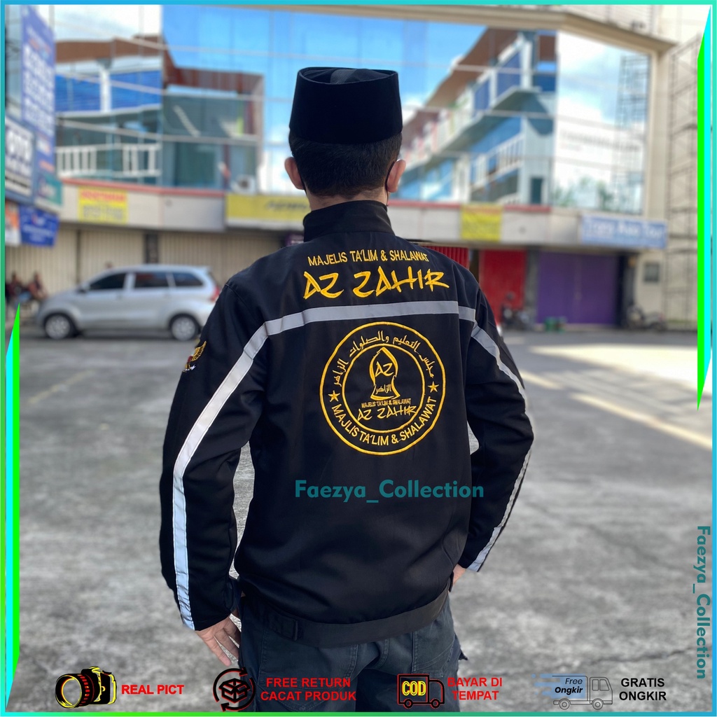 JAKET AZ-ZAHIR, Jaket Majelis bahan Halus dan Adem Terlarissss...