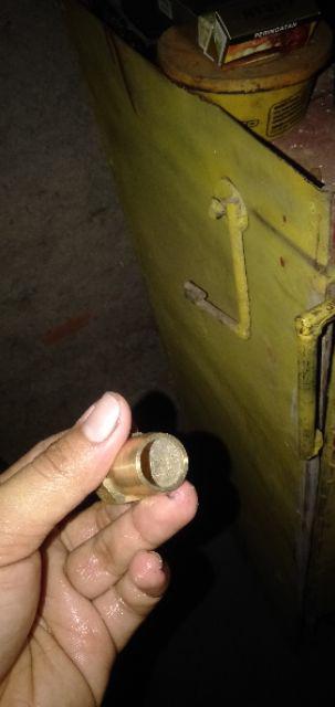 Nipple / Nepel Selang Drat Dalam Kuningan 1/2 X 3/4