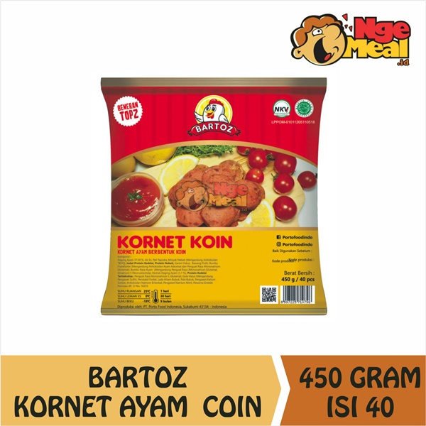 

BARTOZ Kornet Ayam Koin 450 Gram