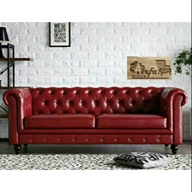 sofa cesterfile 3siter