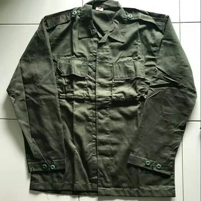 TSK    Baju|Seragam|Setelan|Pdl Ijo|Hijau|Menwa|Koramil Standar TNI