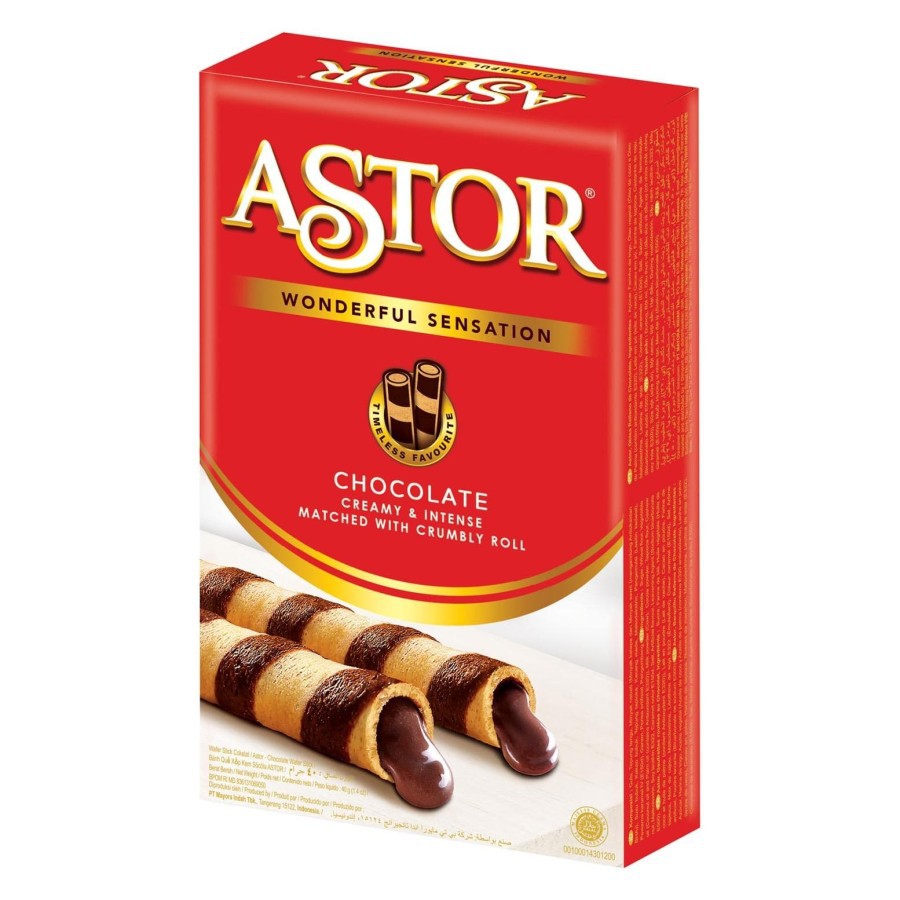 [HALAL] Astor Wafer Stick Chocolate / Matcha / Vanilla Shake 40gr