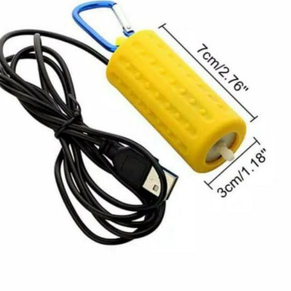 S6Zī Aerator dc aerator usb airpump usb aerator usb dc pompa gelembung udara aquarium acdc ♠R8