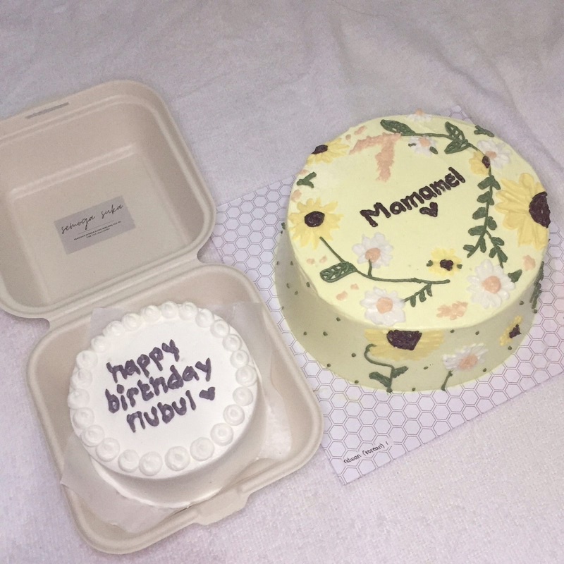 

BENTO KOREAN LUNCH CAKES bebas custom design