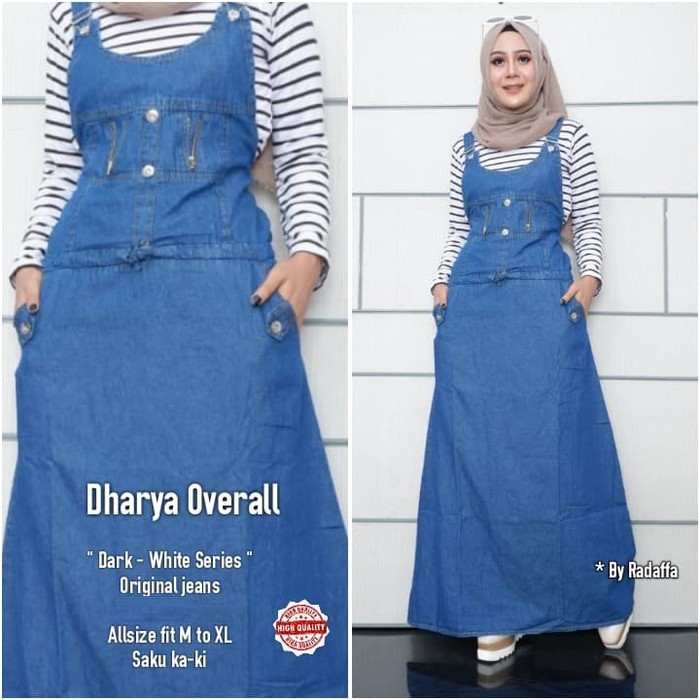 ZIPPER OVERALL / DHARYA OVERALL/ BENTY OVERALL JEANS BR