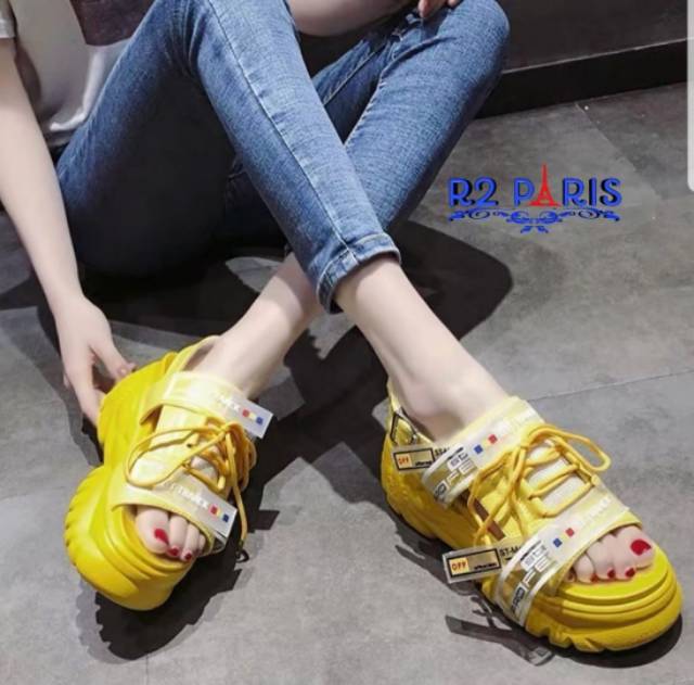 ZPT-Sandal wedges wanita / tali bervariasi/ elegan bangat buat cewek catik/OF-84