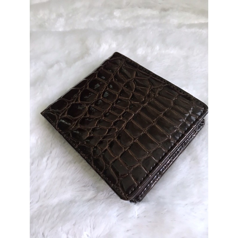 Dompet lipat unisex / dompet murah lipat croco wanita pria / dompet croco kulit imitasi keren