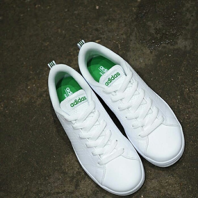 ADIDAS NEO ADVANTAGE CLEAR WHITE GREEN TOSCA