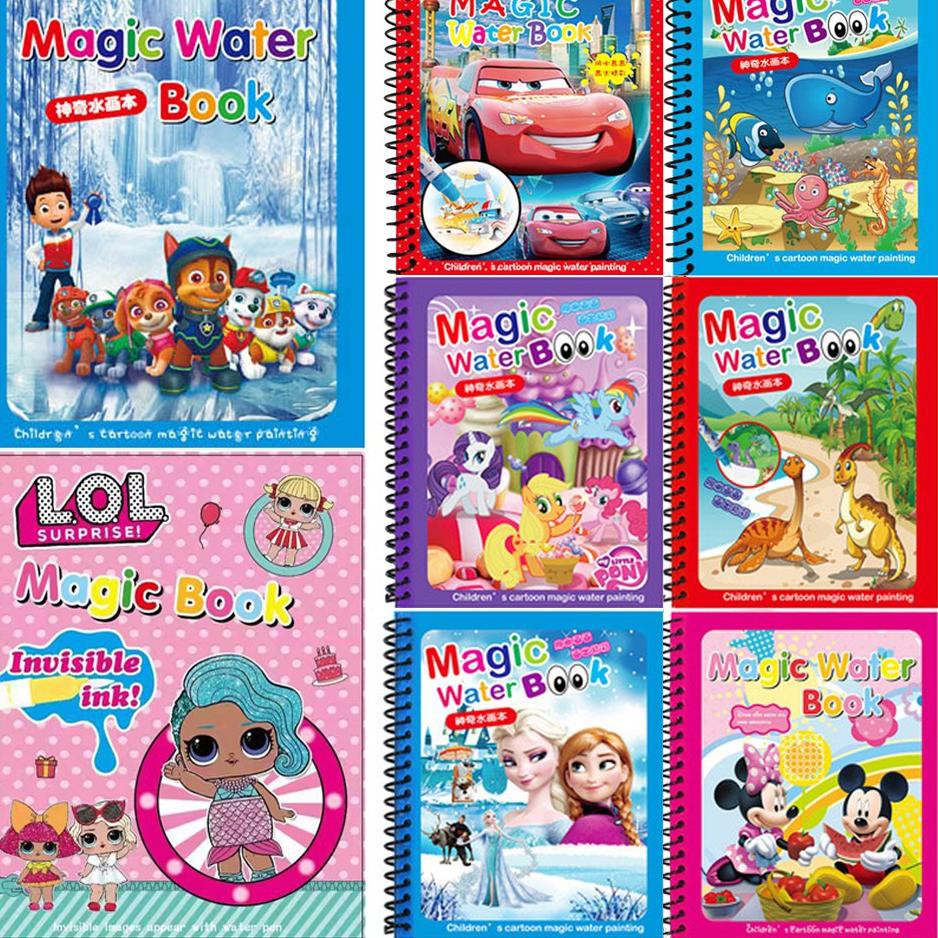 

Best Produk RYJ ED19 MAGIC WATER BOOK CARTOON, MAINAN EDUKASI ANAK BUKU GAMBAR KARTUN MEWARNAI AIR K