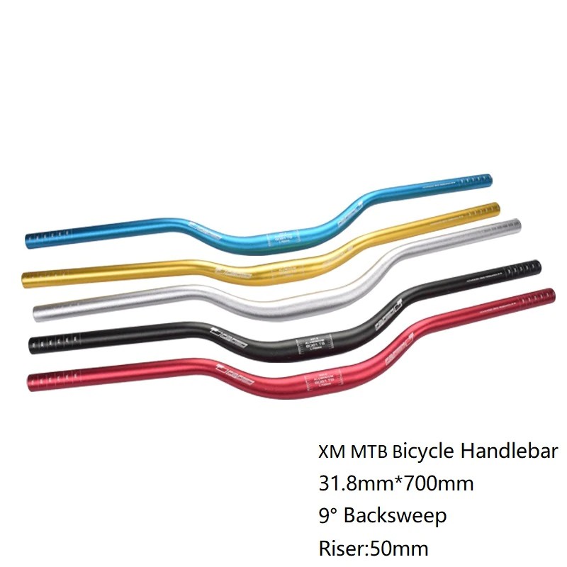 Aluminum Handlebar 31.8*700 mm MTB Mountain Bike Bicycle Riser Bar Riser bars