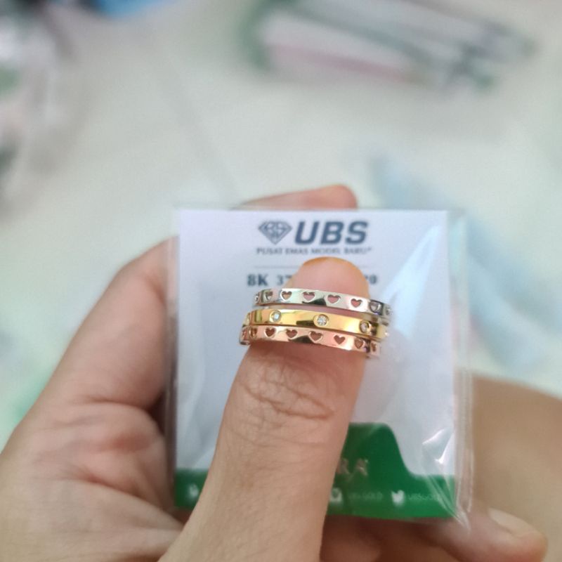 Cincin Foldys Ring 3 in 1 UBS 8K kadar 375