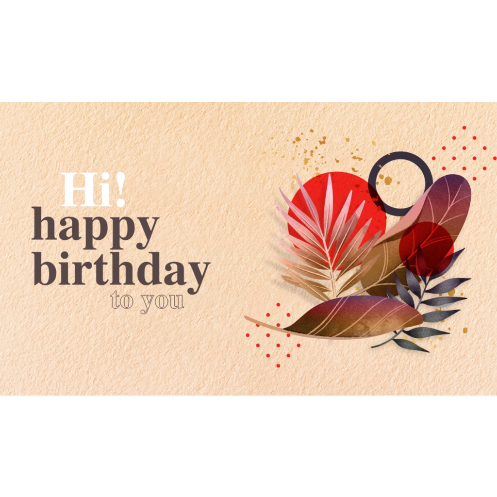 Kartu Ucapan Greeting Card Birthday Congratulation Thank You