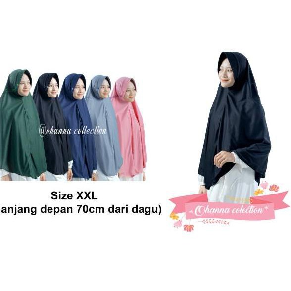 Termurah Khimar Jilbab Instan Kerudung Instan Hijab Instan Jumbo Kaos Size XXL seperti Rabbani Raban
