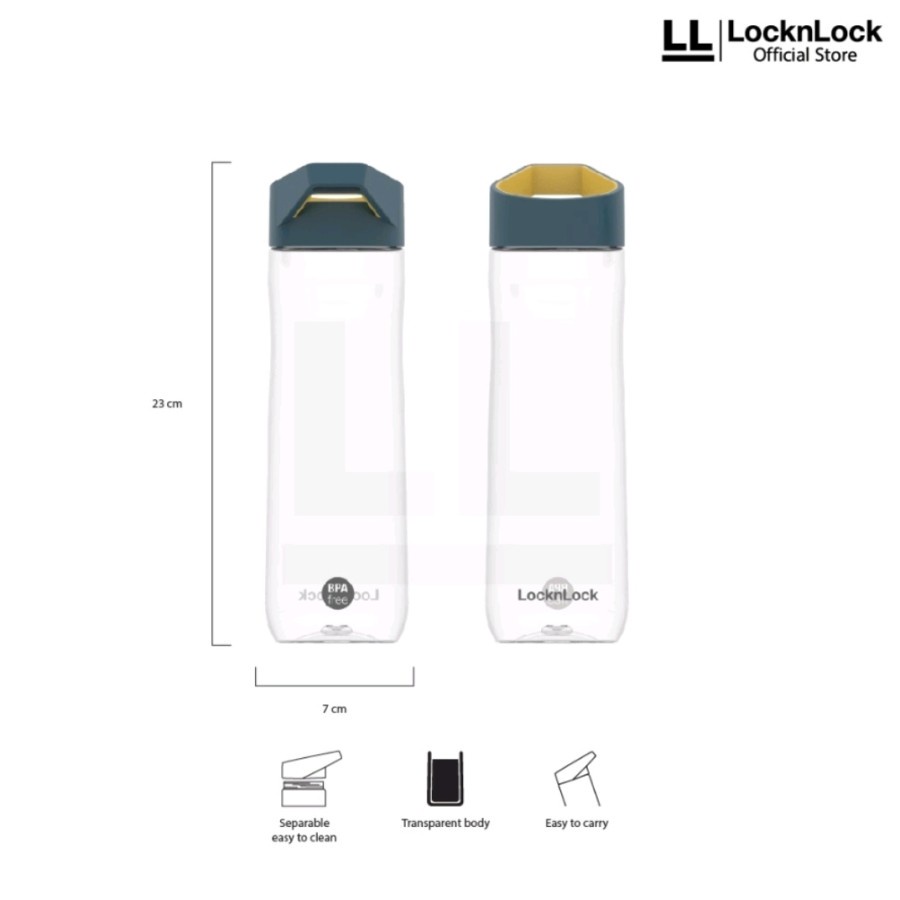 Lock n Lock Minimalist Water Bottle 600ml Botol Minum LocknLock HAP694