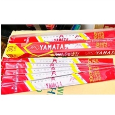 

[12 PCS] Penggaris Plastik 30 cm YAMATA 801