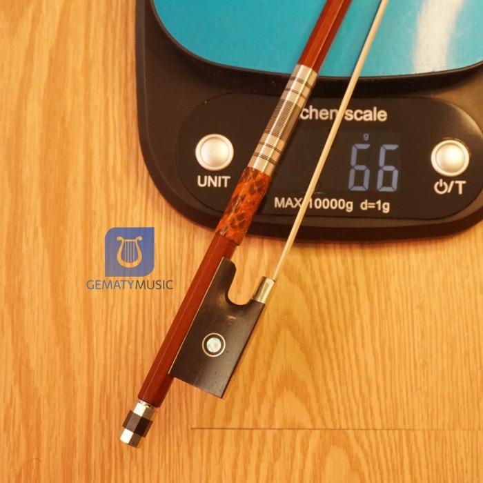 Bow Biola / Violin - Leather Pattern Kualitas Terbaik