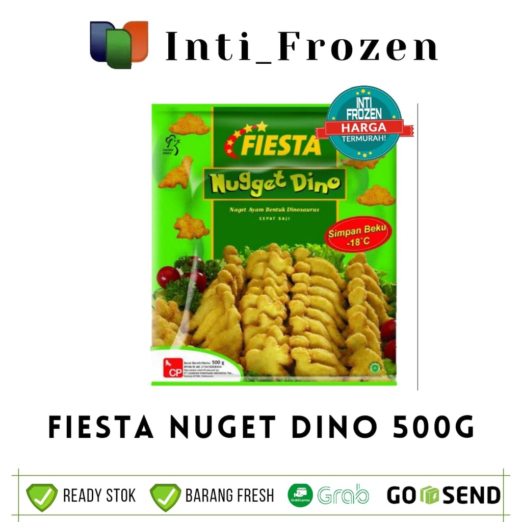 

FIESTA CHICKEN NUGET DINO 500 GR