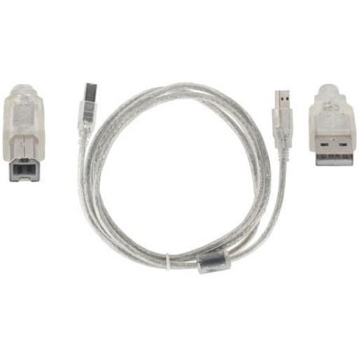 ABW5 | KABEL USB 2.0 MALE TO PRINTER MALE WEBSONG 5 M (TRANSPARANT)