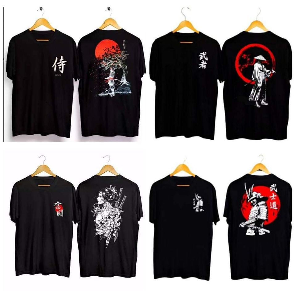 SAMURAI BAJU KAOS OBLONG/KAOS SAMURAI ANAK ANAK TERMURAH DISKON / BAJU KAOS JEPANG SAKURA / KAOS SAM