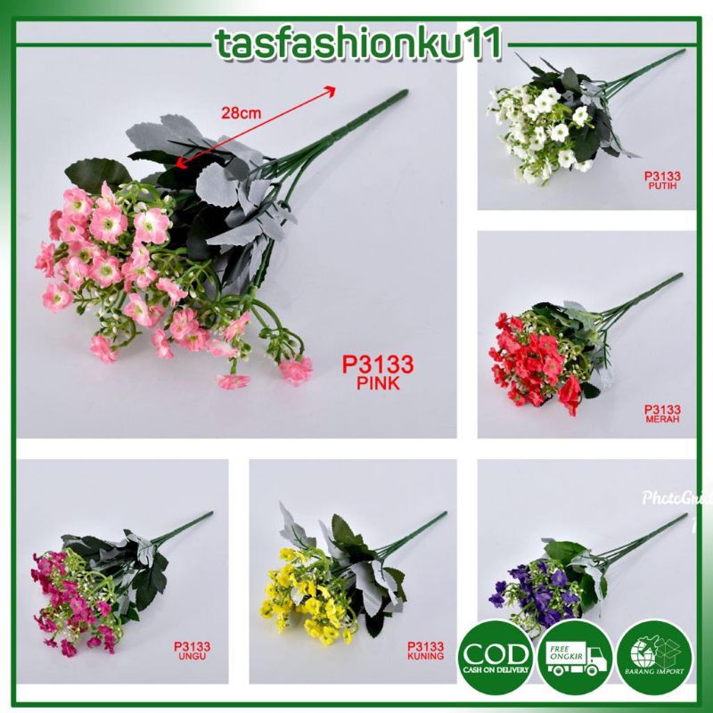 TF11 /COD/P3133 ( 1KG BISA 37 PCS ) BUNGA BUKET BUNGA ARTIFICIAL ROSE BUNGA DEKORASI RUMAH / PESTA-4