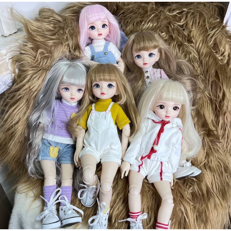 boneka bjd 1/6 bersambung fullset doll