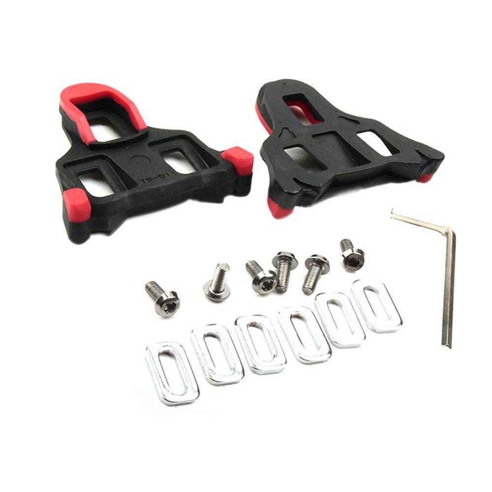 Lanfy Pedal Sepeda Plat Klip Aksesoris Ultralight Pelampung Bersepeda Pengunci Sendiri Cleat Pedal Sepeda Pedal Cleat