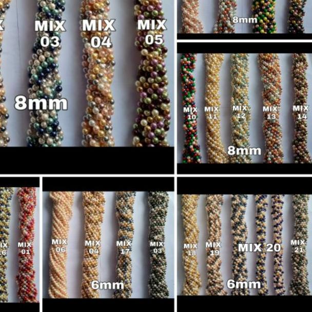 ✈ MUTIARA KERANG PREMIUM/MUTIARA KERANG 6MM/MUTIARA KERANG 8MM/MUTIARA SHELL ❀