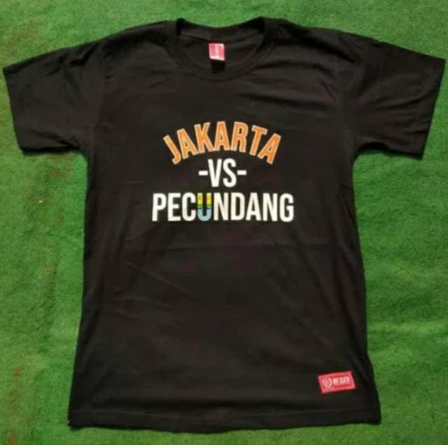 Kaos RASIS Jakarta Vs Persib PECUNDANG Hitam Versi Jakmania Persija Distro 2020