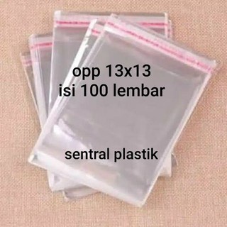 

Plastik opp bening lem perekat 13x13