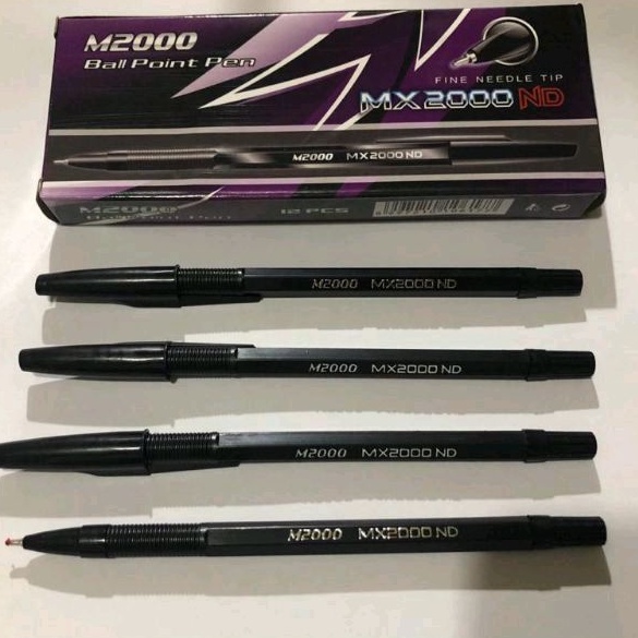 

Bolpen M2000 isi 12 pcs || Ball Point || Pen || Pulpen Warna Hitam