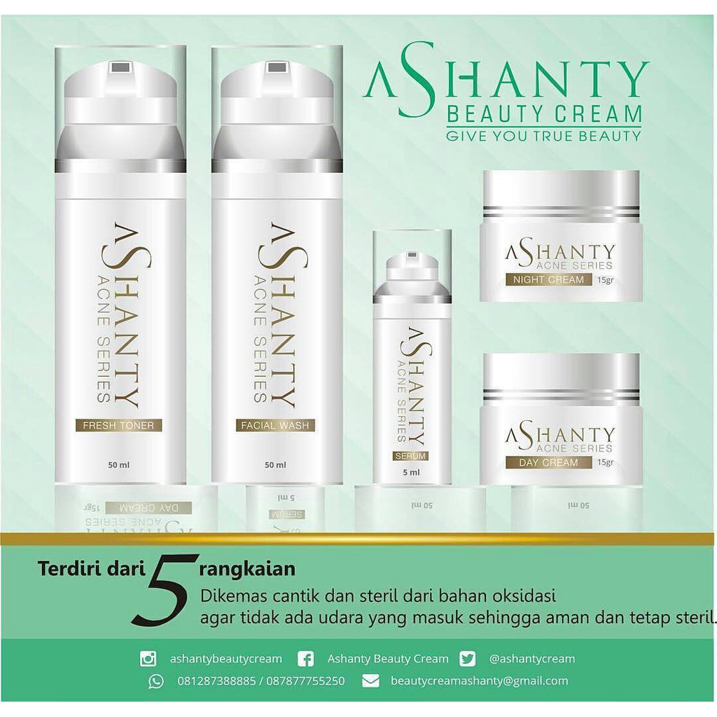 Ashanty Beauty Cream Paket Whitening