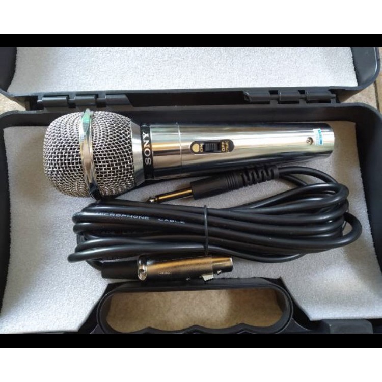 COD MIC KABEL SONY P 5000 /MICROPHONE SONY KABEL P-5000 //MIC VOCAL ORIGINAL SONY P5000