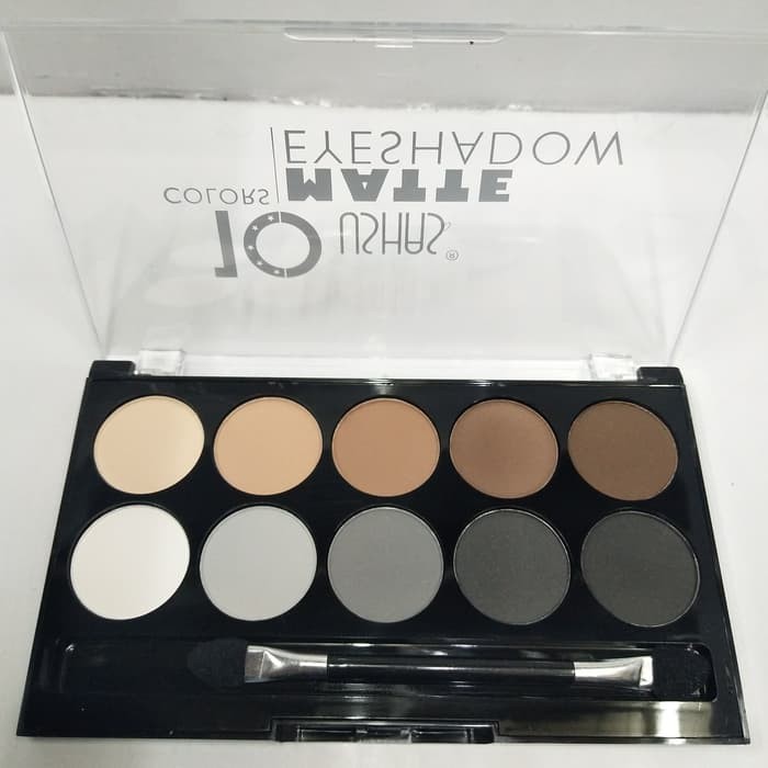USHAS EYESHADOW MATTE PALLETE 10 COLOR 2747 MATTE BPOM ORIGINAL