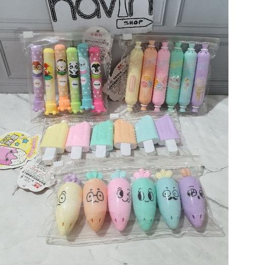 

COD (6pc) STABILO LUCU/HIGHLIGHTER/STABILO PASTEL