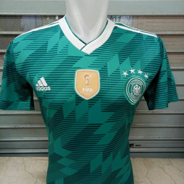 JERSEY BOLA JERMAN AWAY WORLD CUP PIALA DUNIA 2018 GRADE ORI BARU