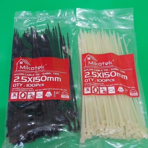 Kabel Ties 2.5 x 150 Kabel Ties 150mm Cable Ties 150mm