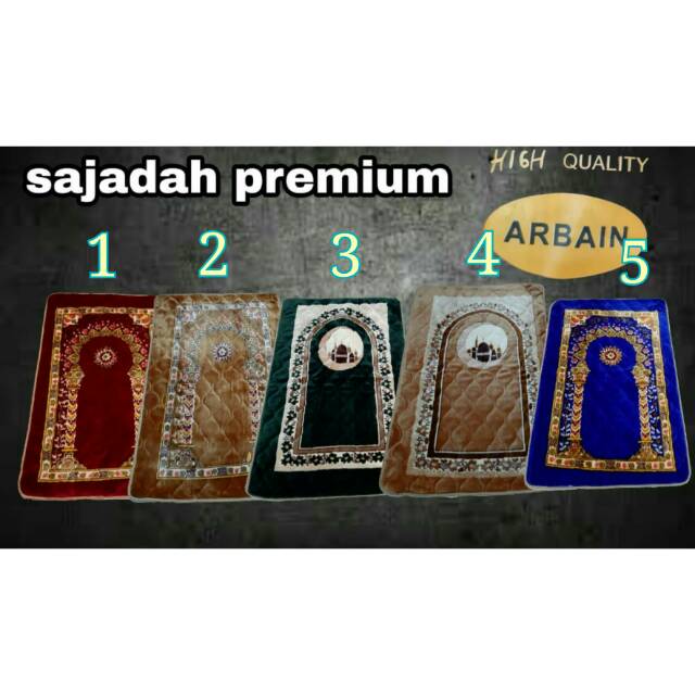 Sajadah arbain / Sajadah Premium / Sajadah tebal / Sajadah Murah /Sajadah busa