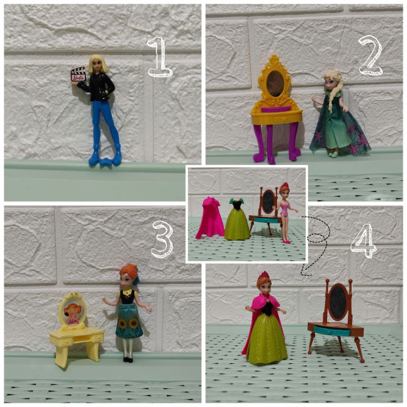 Boneka original Mattel MagiClip Frozen Barbie