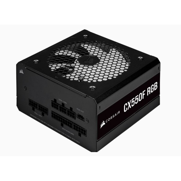 CORSAIR CX550F RGB BLACK - 550W 80+ BRONZE FULLY MODULAR