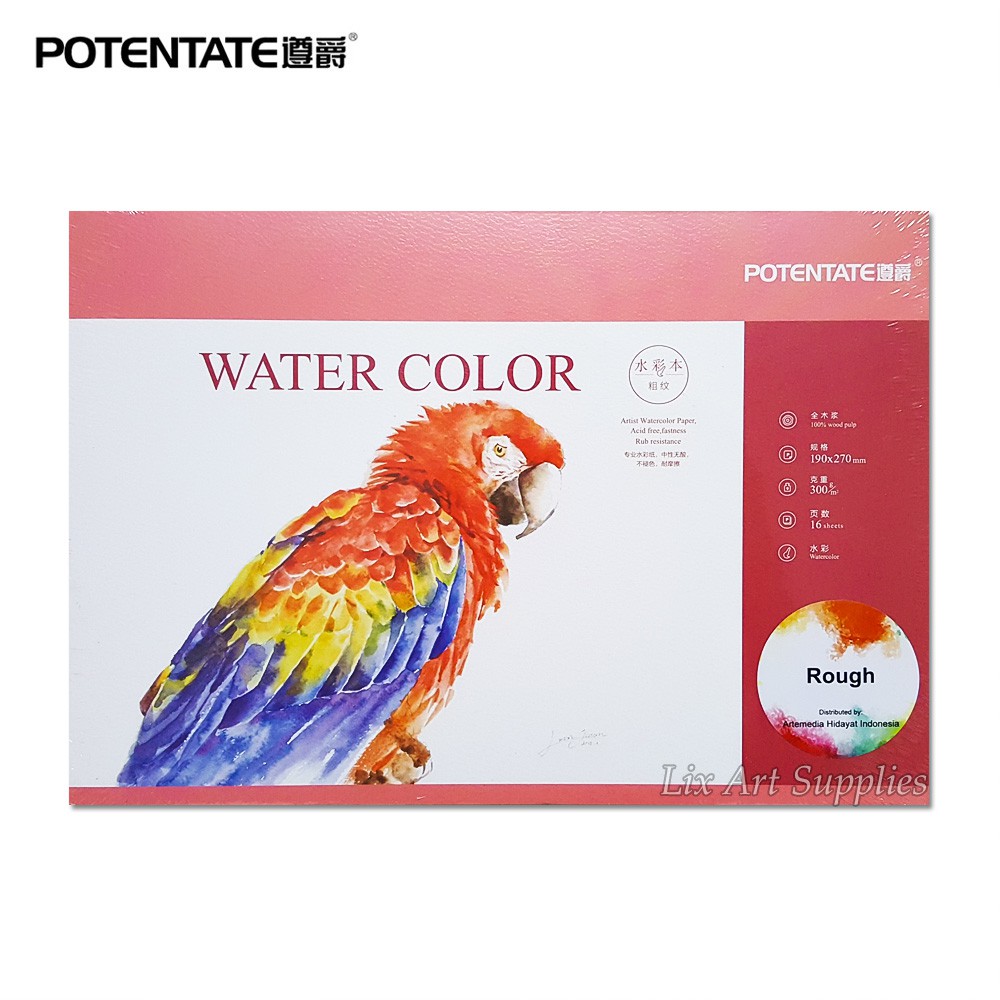 

Potentate Watercolor Pad - Rough Surface 300gsm (19 x 27cm)