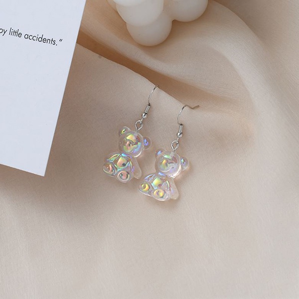 anting beruang cute and fun bear earrings jan304(3D3)