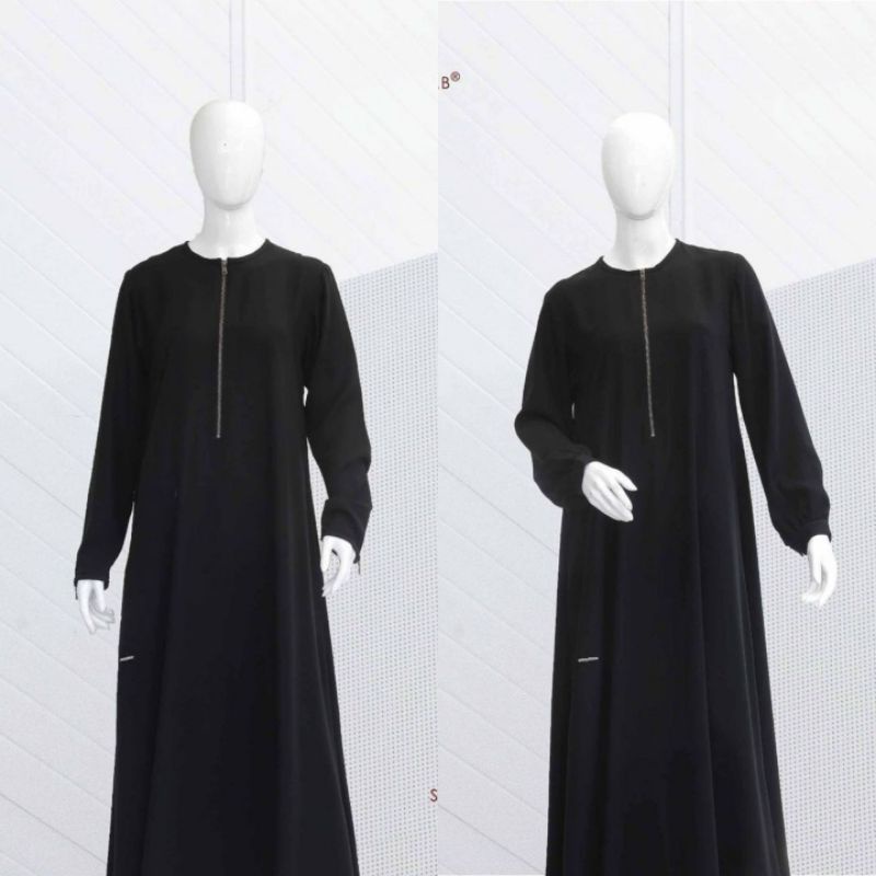 SHAFA BLACK GAMIS Arabian Jetblack • Shafa Jilbab #dhiyasyari #shafajilbab