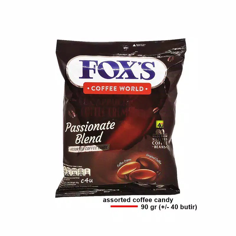 

Fox's Coffee World Isi Original Coffee, Coffee Creme & Caramel Cappuccino - 90gr