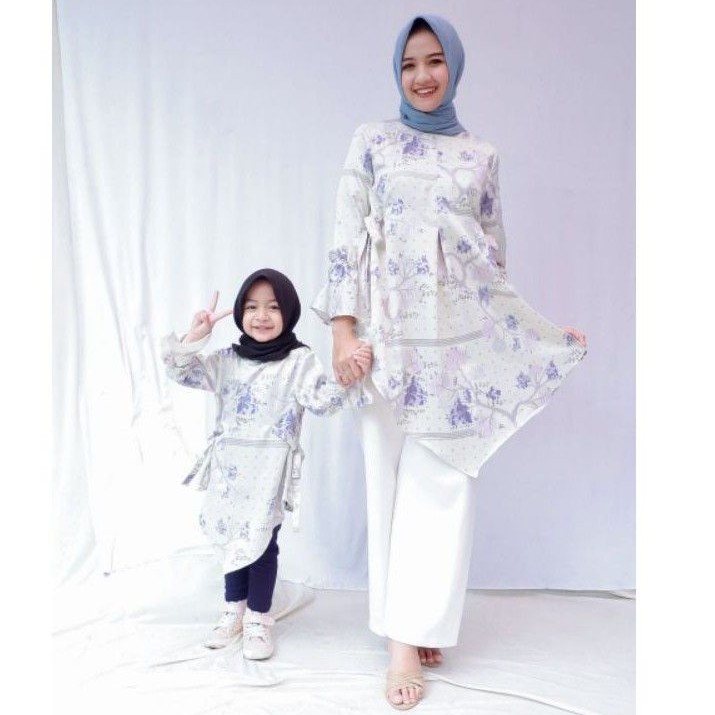 Atheera - Tunik Couple Ibu Anak Cashia Top / Blouse Anak Perempuan / Baju Anak / Atasan Wanita