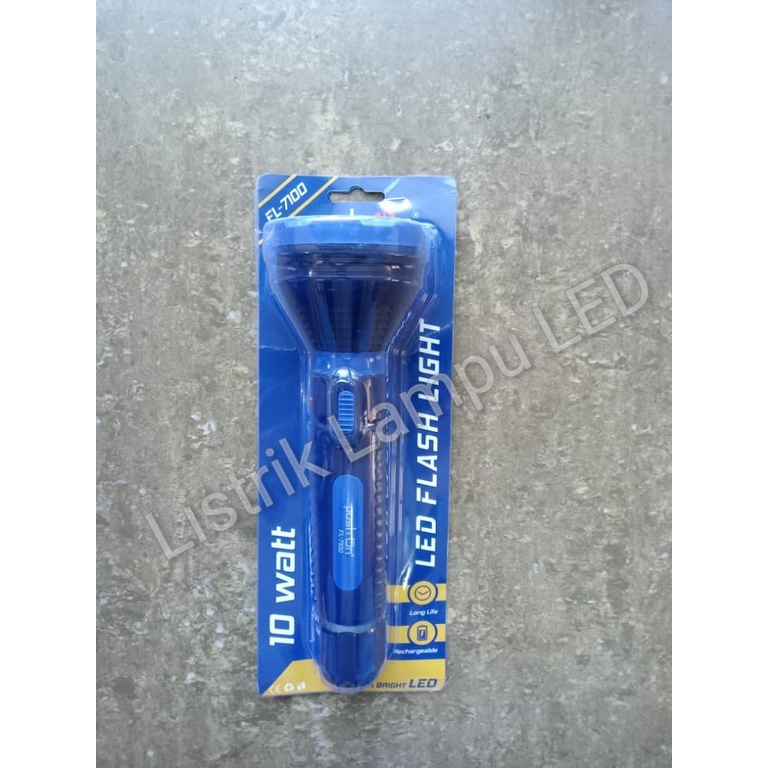 Push On Senter 10Watt FL - 7100