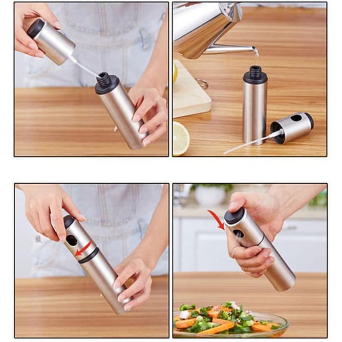 oil spray stainless minyak sprayer semprotan minyak masak 2552