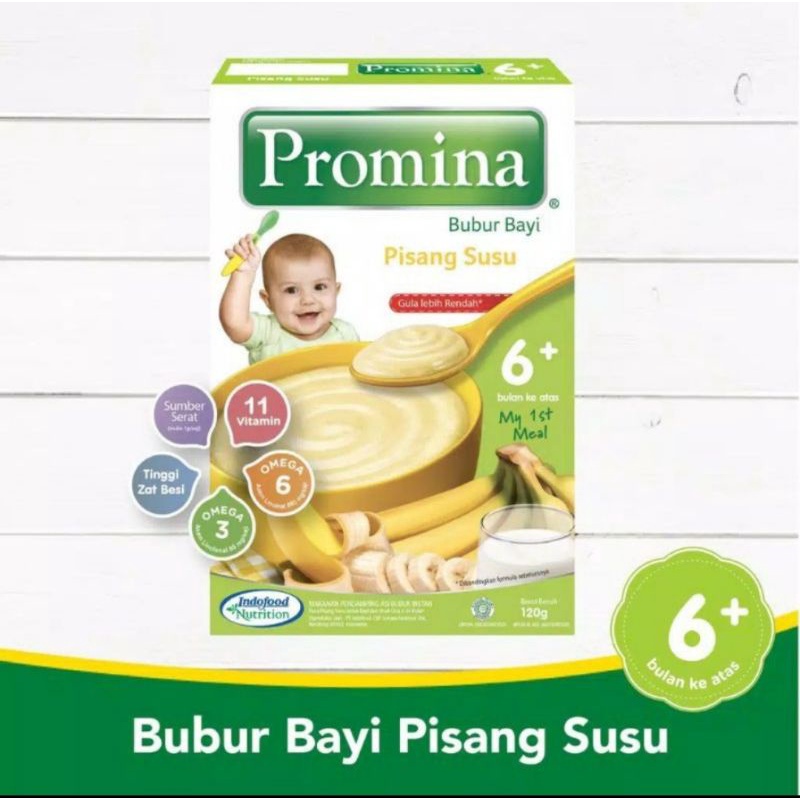 Promina Bubur Bayi Instan 6+ Makanan Pendamping Asi Dengan Tekstur Halus