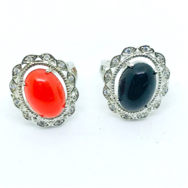 Cincin batu // cincin akik // cincin wanita // cincin lapis emas // cincin